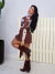 Shortsaia Linho Marrom Evy - loja online