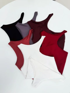 Body Recorte Wine Laura na internet