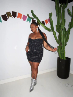 Vestido Brilho Paula - loja online