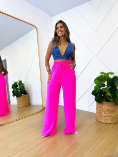 Imagem do Cropped Top Jeans Bela