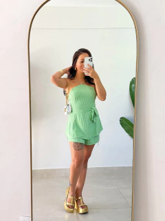 Macaquinho Amarração Verde Talita na internet