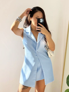Max Colete Azul Eli - Donna Fashionista - AmoDF
