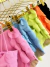 Conjunto Cropped Saia Laranja Pétala na internet