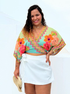 Cropped Manga Florescer Jasmim na internet