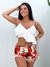 Cropped Assimetrico Off White Luna - loja online