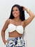 Cropped Botões Off White Rebeca - comprar online