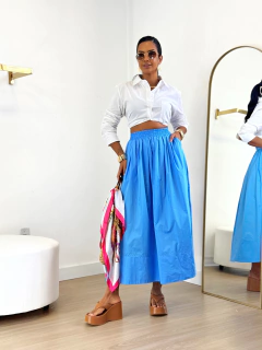 Saia Godê Azul Lara na internet