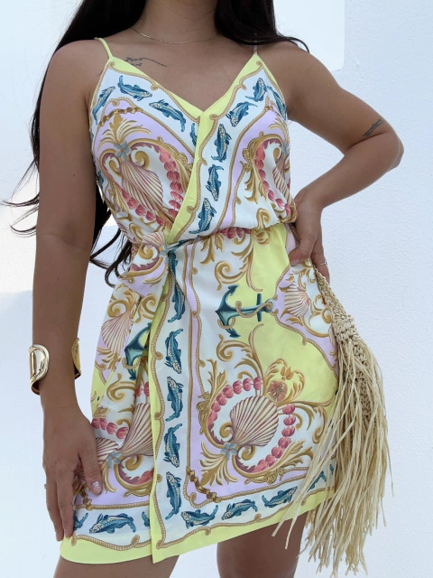 Vestido Curto La Sirena Farm