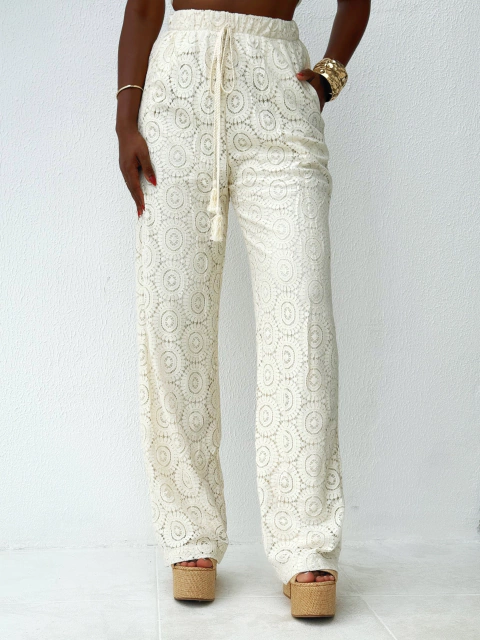 Calça Renda Nude Luiza