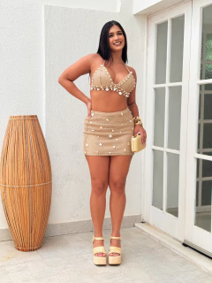 Conjunto Conchas Marrom Maia na internet