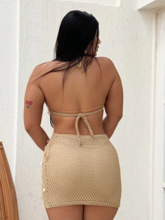 Conjunto Conchas Marrom Maia - Donna Fashionista - AmoDF