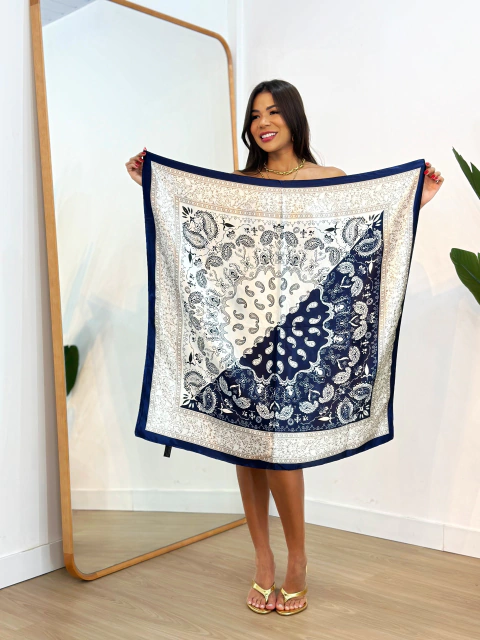 Lenco Paisley Azul Mia