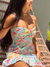 Vestido Curto Canteiro De Passarinho Farm - Donna Fashionista - AmoDF