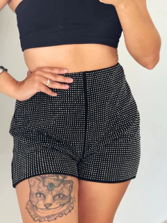 Imagem do Short Aplicações Prata Rai