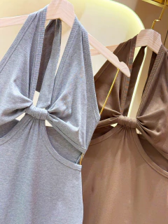 Imagem do Vestido Canelado Midi Fendi Luana