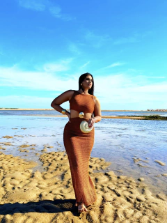 Vestido Terracota Mali - comprar online