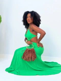 Vestido Longo Verde Manu - loja online