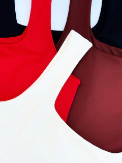 Cropped Regata Vermelho Dri - Donna Fashionista - AmoDF