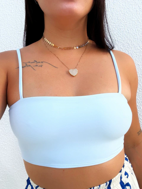 Top Azul Isa - comprar online