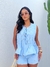 Conjunto Bata Short Azul Lia - comprar online