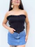 Cropped Tricô Preto Analu - comprar online