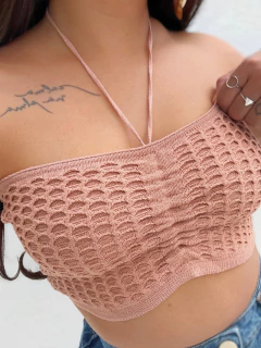 Cropped Tricô Nude Lisa - loja online