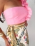 Imagem do Cropped Babado Alça Rosa Sofia