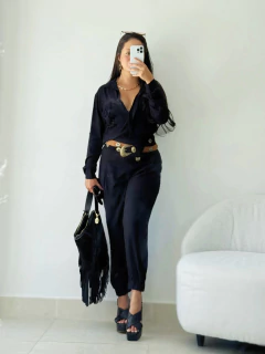 Macacão Pala Tricot Preta Dress To na internet