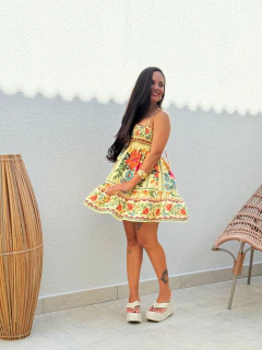 Vestido Curto Delicadeza Em Flor Farm