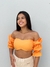 Cropped Ciganinha Laranja Ingrid - loja online