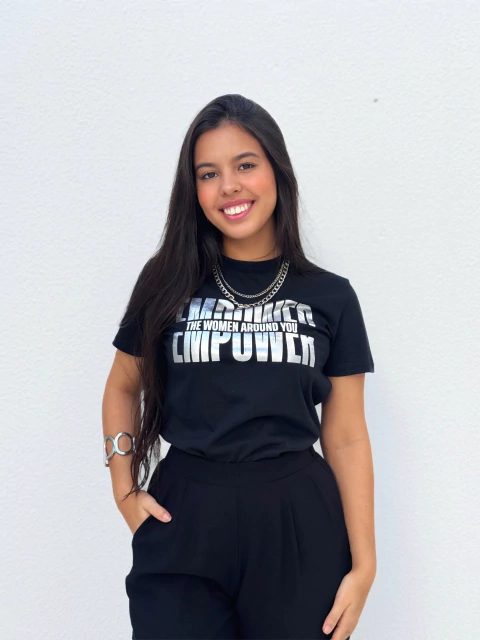 T-Shirt Empower Preto - comprar online