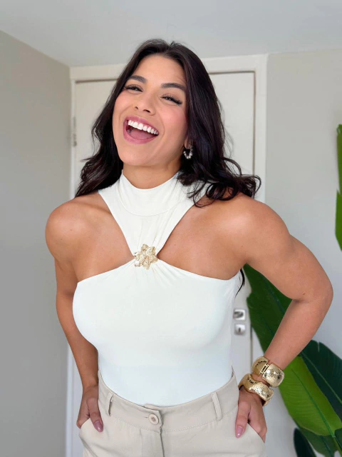 Body Off White Poliana - comprar online