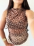 Blusa Tule Marrom Jaque - comprar online