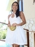 Vestido Decote Off White Naila na internet