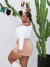 Shortsaia Alfaiataria Nude Gabi na internet