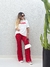 Calça Em Renda Vermelha Paola na internet