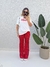 Calça Em Renda Vermelha Paola - comprar online