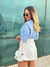 Camisa Social Azul Luna - Donna Fashionista - AmoDF