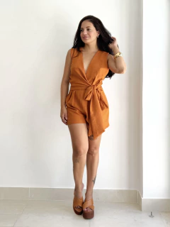 Macaquinho Transpassado Terracota Carol - comprar online