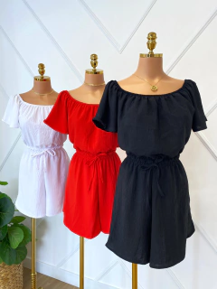 Macaquinho Ciganinha Preto Laís - loja online