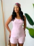 Macaquinho Risca de Giz Rosa Dani - Donna Fashionista - AmoDF