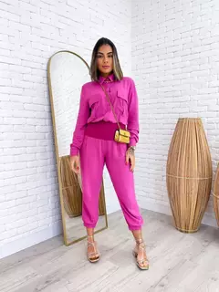 Macacão Pala Tricot Roxo Dress To na internet