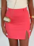 Saia Curta Fenda Laranja Amanda - Donna Fashionista - AmoDF