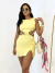Vestido Curto Amarelo Eva - Donna Fashionista - AmoDF