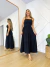 Vestido Longo Preto Flora