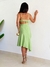 Vestido Recorte Verde Pietra - loja online