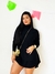 Vestido Poncho Preto Laila