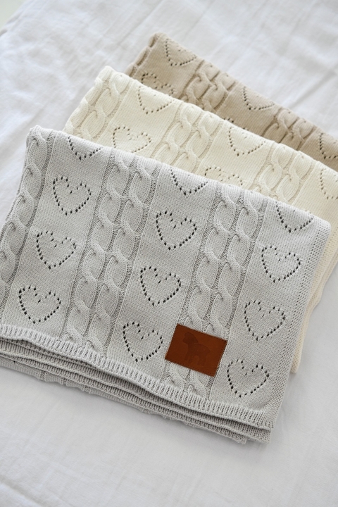 Manta Tejida Love - comprar online