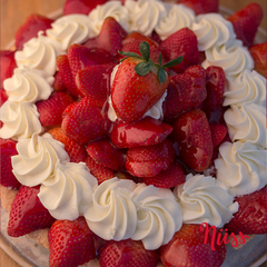 Tarta de frutillas en internet