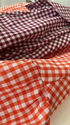 Imagen de Maxi Camisa VICHY Naranja